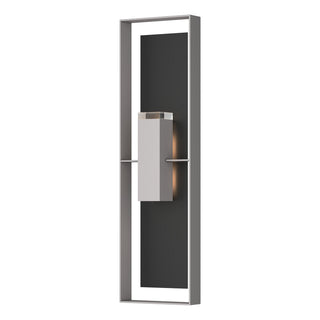 Hubbardton Forge - 302608-SKT-78-80-ZM0736 - Shadow Box Extra Tall Sconce - Shadow Box - Coastal Burnished Steel