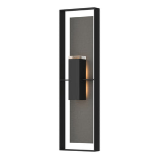 Hubbardton Forge - 302608-SKT-80-20-ZM0736 - Shadow Box Extra Tall Sconce - Shadow Box - Coastal Black