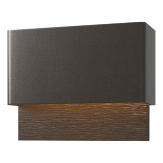 Hubbardton Forge - 302630-LED-14-14 - Stratum Dark Sky Friendly LED Outdoor Sconce - Stratum - Coastal Oil Rubbed Bronze