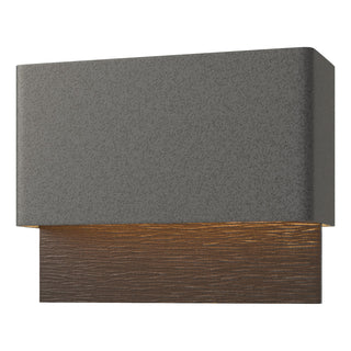 Hubbardton Forge - 302630-LED-20-14 - Stratum Dark Sky Friendly LED Outdoor Sconce - Stratum - Coastal Natural Iron