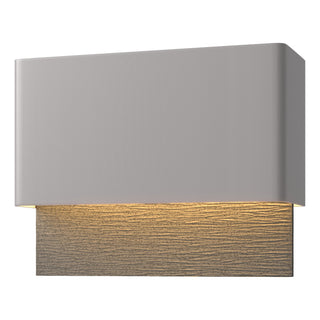 Hubbardton Forge - 302630-LED-78-20 - Stratum Dark Sky Friendly LED Outdoor Sconce - Stratum - Coastal Burnished Steel
