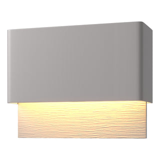 Hubbardton Forge - 302630-LED-78-78 - Stratum Dark Sky Friendly LED Outdoor Sconce - Stratum - Coastal Burnished Steel