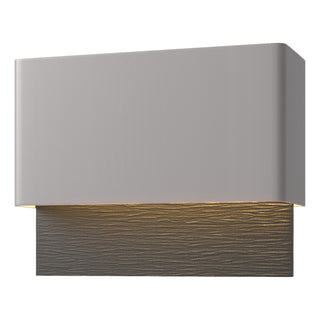 Hubbardton Forge - 302630-LED-78-80 - Stratum Dark Sky Friendly LED Outdoor Sconce - Stratum - Coastal Burnished Steel