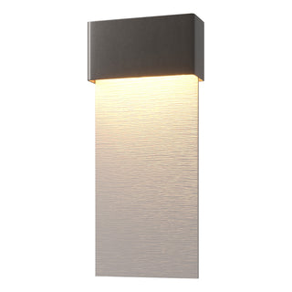 Hubbardton Forge - 302632-LED-14-78 - Stratum Large Dark Sky Friendly LED Outdoor Sconce - Stratum - Coastal Oil Rubbed Bronze