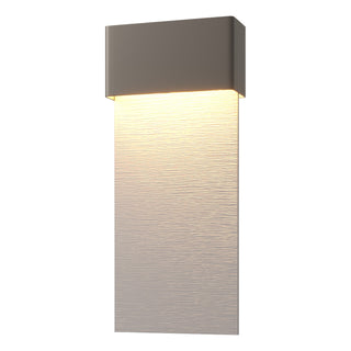 Hubbardton Forge - 302632-LED-77-78 - Stratum Large Dark Sky Friendly LED Outdoor Sconce - Stratum - Coastal Dark Smoke
