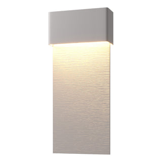 Hubbardton Forge - 302632-LED-78-78 - Stratum Large Dark Sky Friendly LED Outdoor Sconce - Stratum - Coastal Burnished Steel