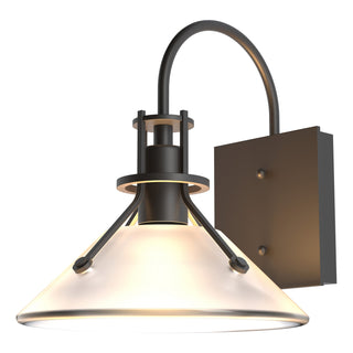 Hubbardton Forge - 302709-SKT-14-FD0673 - Henry Small Glass Shade Outdoor Sconce - Henry - Coastal Oil Rubbed Bronze