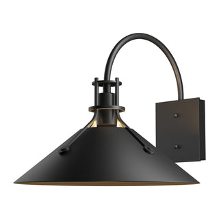 Hubbardton Forge - 302712-SKT-80 - Henry Large Outdoor Sconce - Henry - Coastal Black
