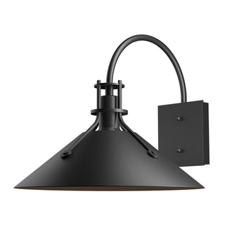 Hubbardton Forge - 302713-SKT-80 - Henry Large Dark Sky Friendly Outdoor Sconce - Henry - Coastal Black