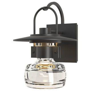 Hubbardton Forge - 303003-SKT-80-ZM0448 - Mason Outdoor Sconce - Mason - Coastal Black