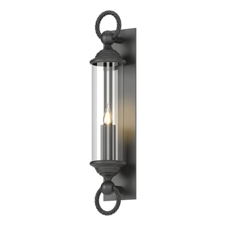Hubbardton Forge - 303080-SKT-80-ZM0034 - Cavo Large Outdoor Wall Sconce - Cavo - Coastal Black