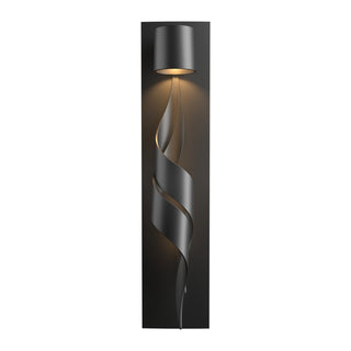 Hubbardton Forge - 303090-SKT-80 - Flux Dark Sky Friendly Outdoor Sconce - Flux - Coastal Black