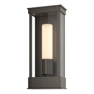 Hubbardton Forge - 304320-SKT-77-GG0392 - Portico Small Outdoor Sconce - Portico - Coastal Dark Smoke