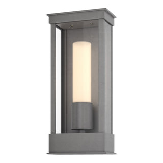 Hubbardton Forge - 304320-SKT-78-GG0392 - Portico Small Outdoor Sconce - Portico - Coastal Burnished Steel