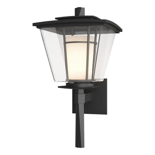 Hubbardton Forge - 304815-SKT-80-ZU0295 - Beacon Hall Outdoor Sconce - Beacon Hall - Coastal Black
