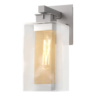 Hubbardton Forge - 304852-SKT-78-72-ZM0093 - Polaris Outdoor Medium Sconce - Polaris - Coastal Burnished Steel
