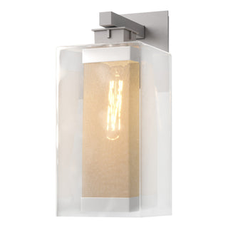 Hubbardton Forge - 304854-SKT-78-72-ZM0707 - Polaris Outdoor Large Sconce - Polaris - Coastal Burnished Steel