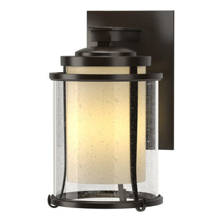 Hubbardton Forge - 305605-SKT-14-ZS0296 - Meridian Small Outdoor Sconce - Meridian - Coastal Oil Rubbed Bronze