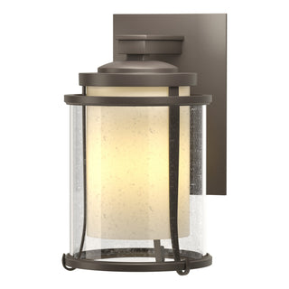 Hubbardton Forge - 305605-SKT-77-ZS0296 - Meridian Small Outdoor Sconce - Meridian - Coastal Dark Smoke