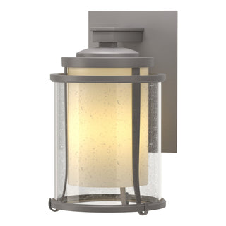 Hubbardton Forge - 305605-SKT-78-ZS0296 - Meridian Small Outdoor Sconce - Meridian - Coastal Burnished Steel