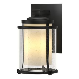 Hubbardton Forge - 305605-SKT-80-ZS0296 - Meridian Small Outdoor Sconce - Meridian - Coastal Black
