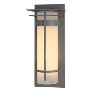Hubbardton Forge - 305995-SKT-78-GG0240 - Banded with Top Plate Extra Large Outdoor Sconce - Banded - Coastal Burnished Steel