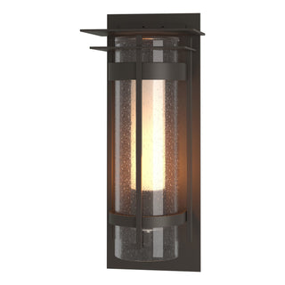 Hubbardton Forge - 305997-SKT-77-ZS0655 - Torch with Top Plate Outdoor Sconce - Torch - Coastal Dark Smoke