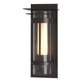 Hubbardton Forge - 305998-SKT-14-ZS0656 - Torch with Top Plate Large Outdoor Sconce - Torch - Coastal Oil Rubbed Bronze