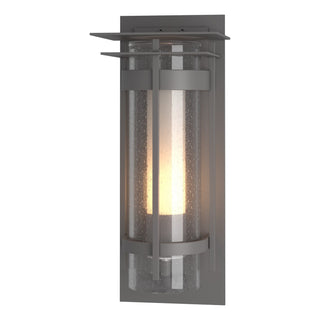 Hubbardton Forge - 305999-SKT-78-ZS0664 - Torch XL Outdoor Sconce with Top Plate - Torch - Coastal Burnished Steel