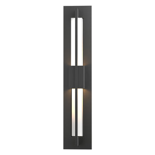 Hubbardton Forge - 306415-LED-80-ZM0331 - Double Axis Small LED Outdoor Sconce - Axis - Coastal Black