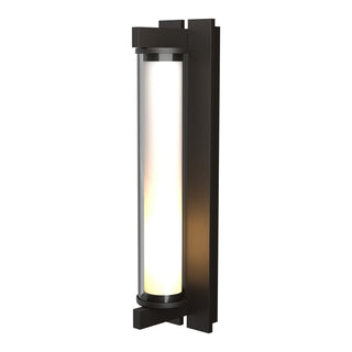 Hubbardton Forge - 306455-SKT-14-ZM0390 - Fuse Large Outdoor Sconce - Fuse - Coastal Oil Rubbed Bronze