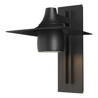 Hubbardton Forge - 306567-SKT-80 - Hood Large Dark Sky Outdoor Sconce - Hood - Coastal Black