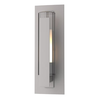 Hubbardton Forge - 307281-SKT-78-ZU0660 - Vertical Bar Fluted Glass Small Outdoor Sconce - Vertical Bar - Coastal Burnished Steel