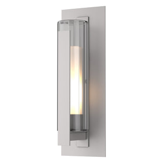 Hubbardton Forge - 307283-SKT-78-ZU0662 - Vertical Bar Fluted Glass Large Outdoor Sconce - Vertical Bar - Coastal Burnished Steel