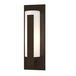 Hubbardton Forge - 307285-SKT-14-GG0066 - Forged Vertical Bars Small Outdoor Sconce - Vertical Bar - Coastal Oil Rubbed Bronze