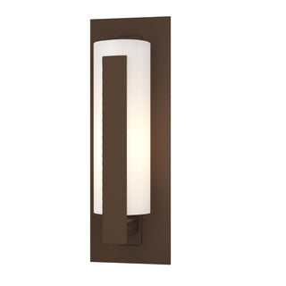 Hubbardton Forge - 307285-SKT-75-GG0066 - Forged Vertical Bars Small Outdoor Sconce - Vertical Bar - Coastal Bronze