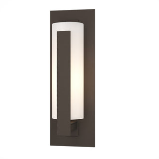 Hubbardton Forge - 307285-SKT-77-GG0066 - Forged Vertical Bars Small Outdoor Sconce - Vertical Bar - Coastal Dark Smoke