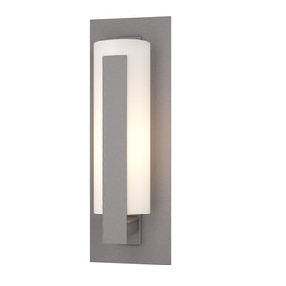 Hubbardton Forge - 307285-SKT-78-GG0066 - Forged Vertical Bars Small Outdoor Sconce - Vertical Bar - Coastal Burnished Steel