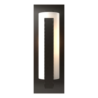 Hubbardton Forge - 307286-SKT-14-GG0034 - Forged Vertical Bars Outdoor Sconce - Vertical Bar - Coastal Oil Rubbed Bronze