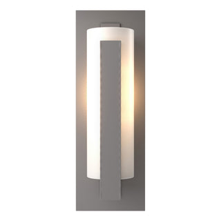 Hubbardton Forge - 307286-SKT-78-GG0034 - Forged Vertical Bars Outdoor Sconce - Vertical Bar - Coastal Burnished Steel