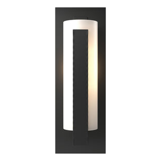 Hubbardton Forge - 307286-SKT-80-GG0034 - Forged Vertical Bars Outdoor Sconce - Vertical Bar - Coastal Black