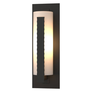 Hubbardton Forge - 307287-SKT-14-GG0037 - Forged Vertical Bars Large Outdoor Sconce - Vertical Bar - Coastal Oil Rubbed Bronze