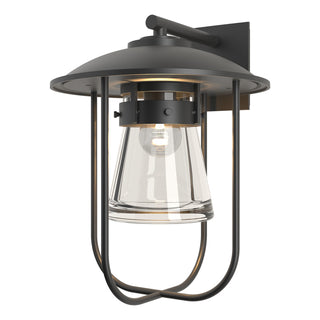 Hubbardton Forge - 307720-SKT-80-ZM0467 - Erlenmeyer Large Outdoor Sconce - Erlenmeyer - Coastal Black