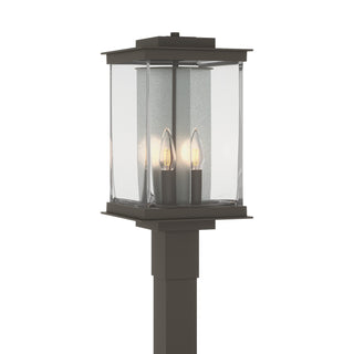 Hubbardton Forge - 344840-SKT-77-81-ZM0703 - Kingston Outdoor Post Light - Kingston - Coastal Dark Smoke