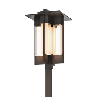 Hubbardton Forge - 346410-SKT-14-ZM0616 - Axis Large Outdoor Post Light - Axis - Coastal Oil Rubbed Bronze