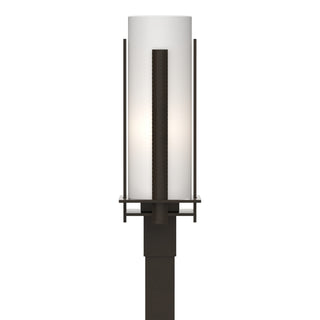Hubbardton Forge - 347288-SKT-14-GG0040 - Forged Vertical Bars Outdoor Post Light - Vertical Bar - Coastal Oil Rubbed Bronze