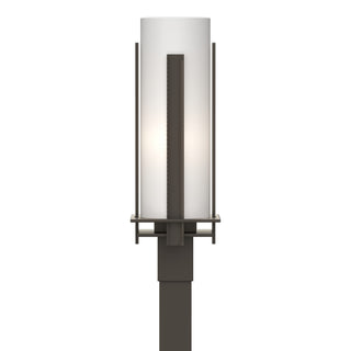 Hubbardton Forge - 347288-SKT-77-GG0040 - Forged Vertical Bars Outdoor Post Light - Vertical Bar - Coastal Dark Smoke