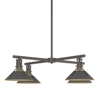 Hubbardton Forge - 364210-SKT-MULT-20 - Henry Outdoor 4-Light Pendant - Henry - Coastal Natural Iron