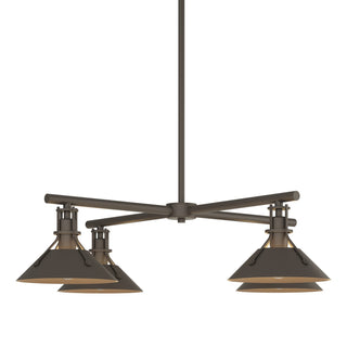 Hubbardton Forge - 364210-SKT-MULT-77 - Henry Outdoor 4-Light Pendant - Henry - Coastal Dark Smoke