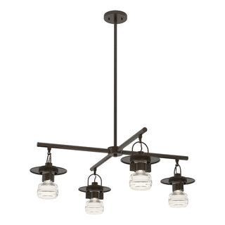Hubbardton Forge - 364212-SKT-MULT-14-ZM0435 - Mason Outdoor 4-Light Pendant - Mason - Coastal Oil Rubbed Bronze